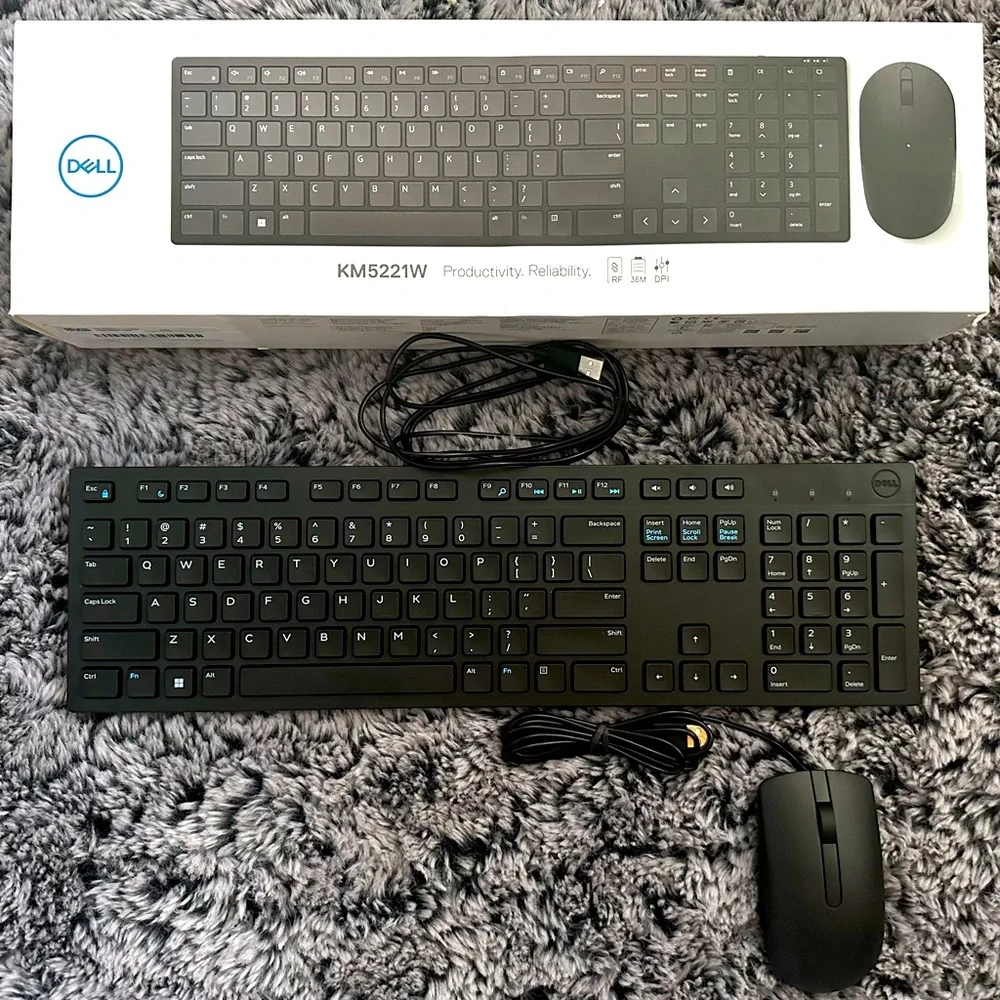 DELL brand, keyboard color is black